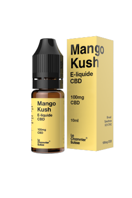 E-Liquide CBD - Mango Kush - 10 ml | Le Chanvrier Suisse