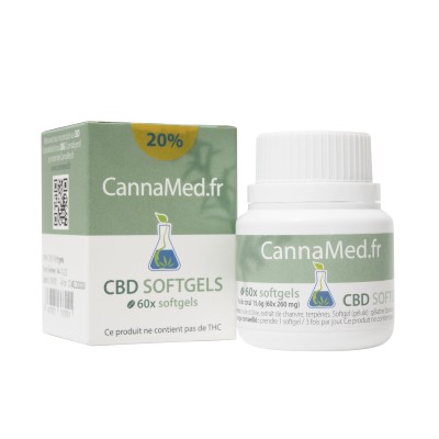 Capsules de CBD 20% (60 x 32 mg)