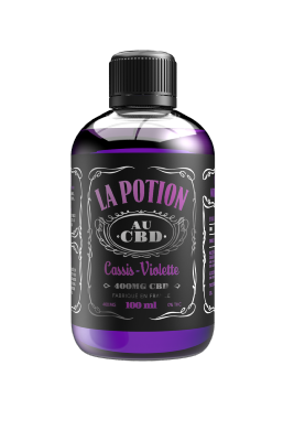 Sirop CBD - Cassis Violette | La Potion