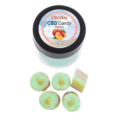 Bonbons CBD à la PÊCHE | Cibiday