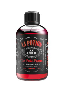 Sirop CBD - Fraise Pastèque | La Potion