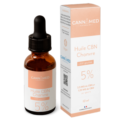 Huile CBN 5% + CBD 2,5% | Cannamed