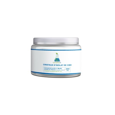Cristaux CBD 2000 mg (+99,9%)