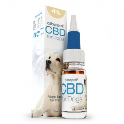 Huile CBD pour Chiens - 4% | Cibapet