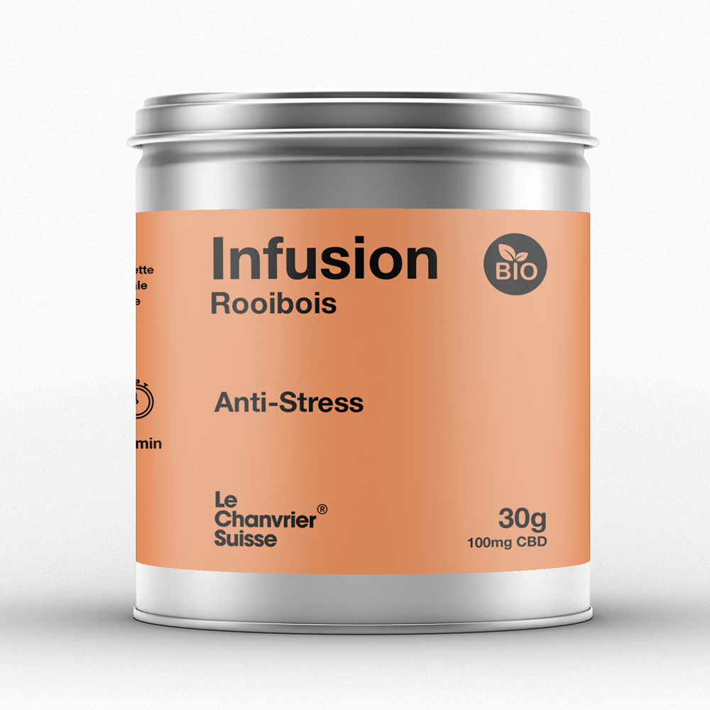 Infusion CBD - Rooibois | Le Chanvrier Suisse