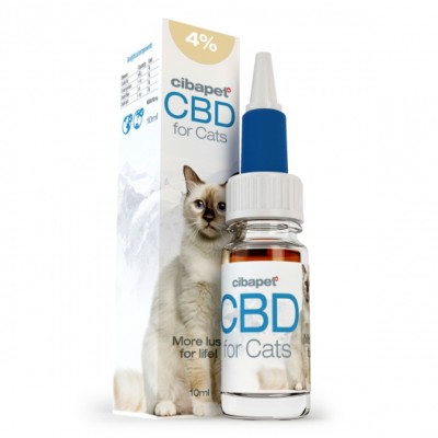 Huile CBD pour Chats - 4% | Cibapet