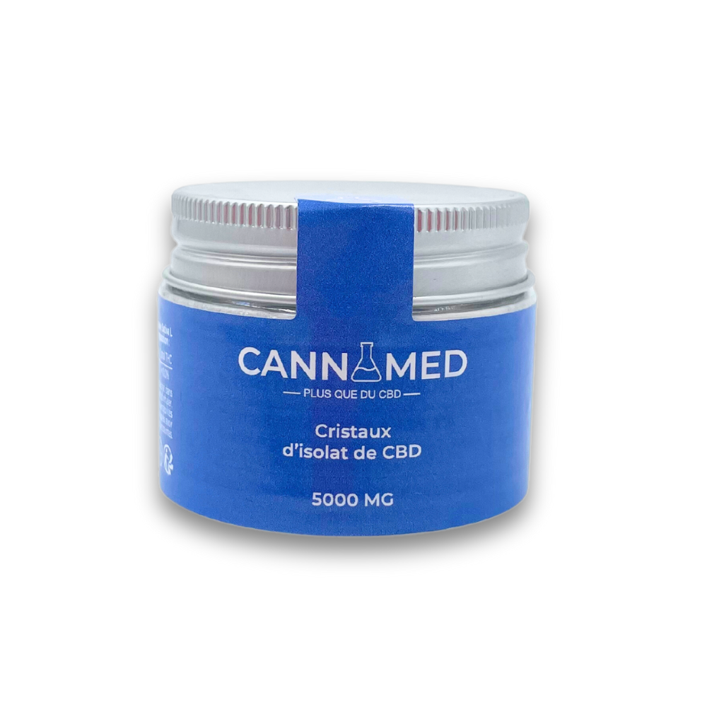 Cristaux CBD 5000 mg (+99,9%) | Cannamed