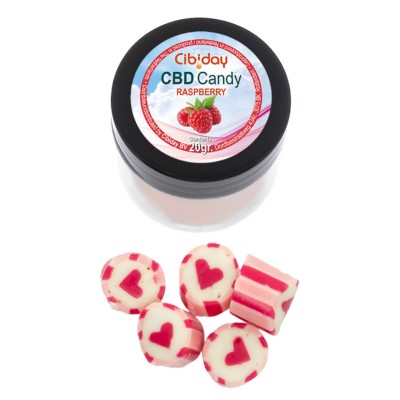 Bonbons CBD à la FRAMBOISE | Cibiday