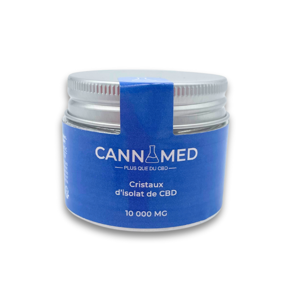 Cristaux CBD 10 000 mg (+99,9%)  | Cannamed