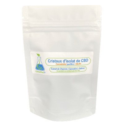 Cristaux CBD 10 000 mg (+99,9%) 