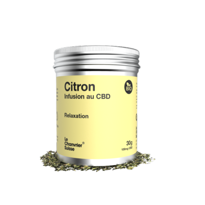 Infusion au CBD - Citron | Le Chanvrier Suisse
