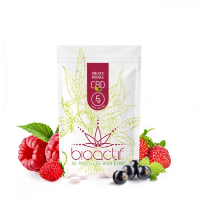 Pastilles CBD/CBG - Fruits Rouges | BioActif