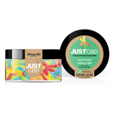 Bonbons gélifiés CBD VERS ACIDULÉS (250 / 1000 mg CBD)