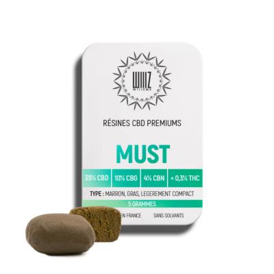 Résine CBD - Must Hash -5g | Wiiiz Premium