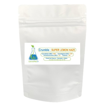 Crumble de CBD/CBG SUPER LEMON HAZE (500/1000 mg)
