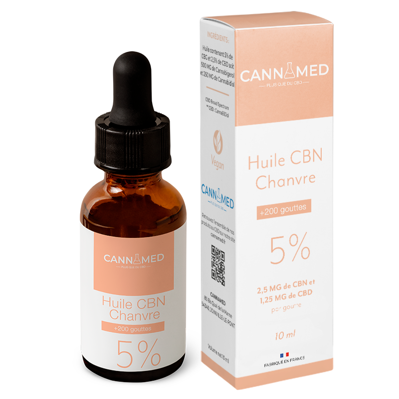 Huile CBN 5% + CBD 2,5% | Cannamed