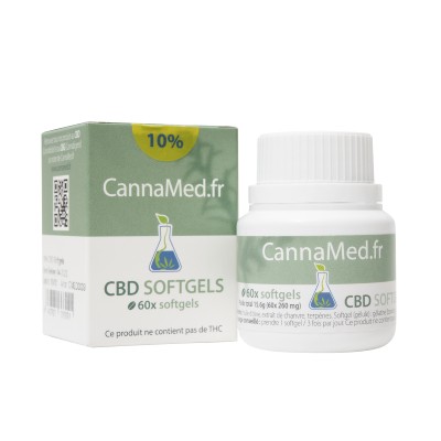 Capsules de CBD 10% (60 x 16 mg)