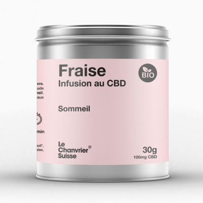 Infusion Chanvre - Fraise | Le Chanvrier Suisse