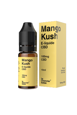 E-Liquide CBD - Mango Kush - 10 ml | Le Chanvrier Suisse