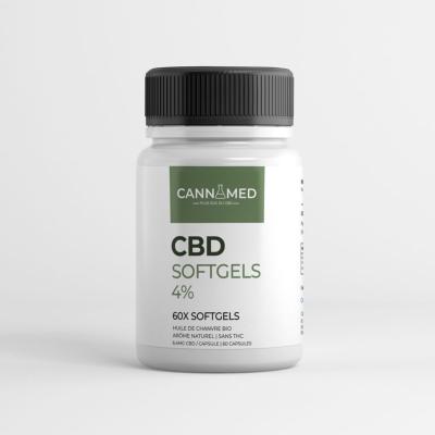 Gélules CBD 4% (60 x 6,4 mg) | Cannamed