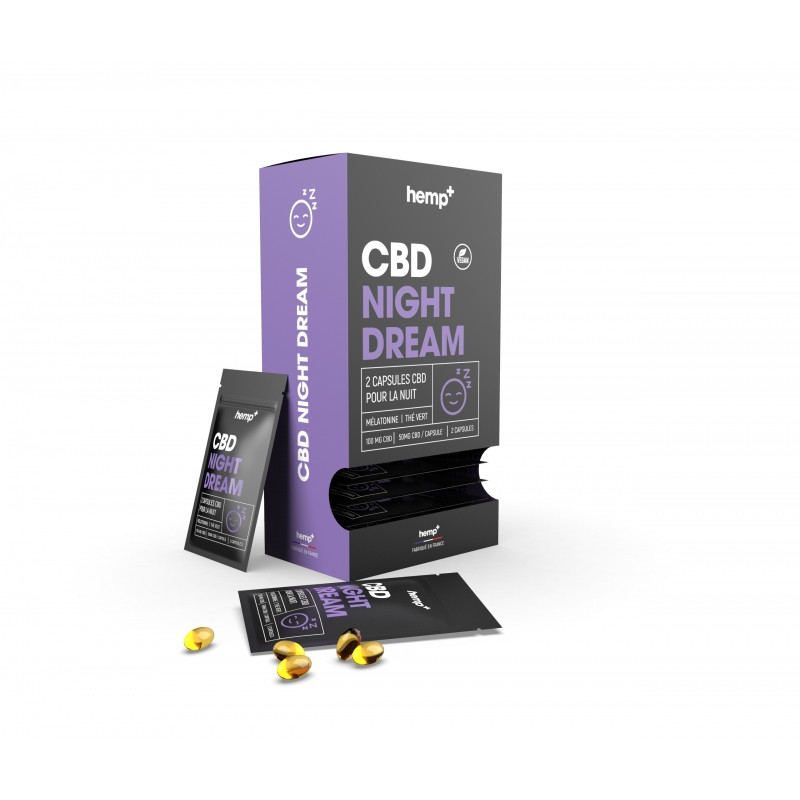 Gélules CBD Night Dream - 30 Sachets - Hemp+