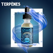 E-liquide au CBD 200 mg et aux terpènes de cannabis Sour Diesel (Greeneo)