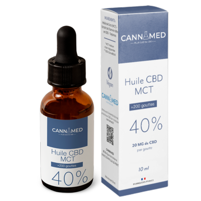 Huile CBD - 40% - Huile MCT | Cannamed